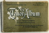 Tenor-Album, 31 Tenorlieder 1929